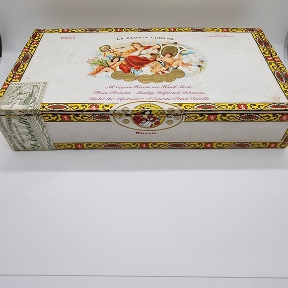 La‎ Gloria Cubana Wavell Calidad Suprema Vintage Cigar Box - Picture 16 of 16
